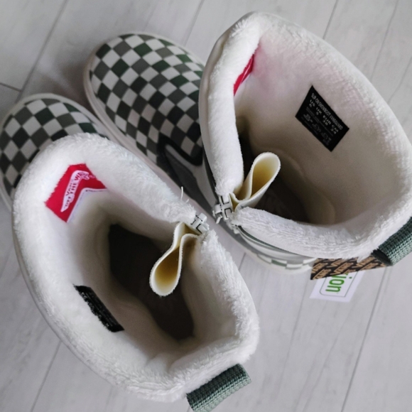 VANS NEW Slip-On VANSGUARD Snow Boots checkerboard - Picture 7 of 12